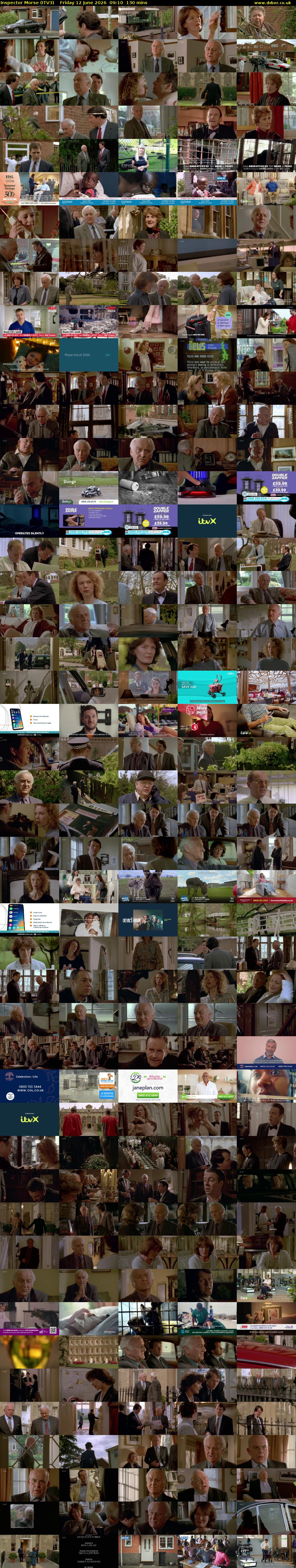 Inspector Morse (ITV3) Friday 12 June 2026 09:10 - 11:20