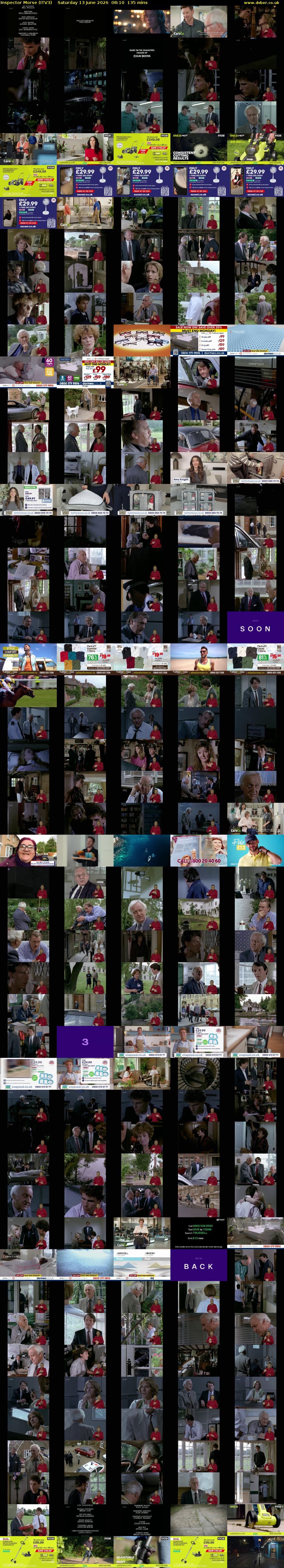 Inspector Morse (ITV3) Saturday 13 June 2026 08:10 - 10:25