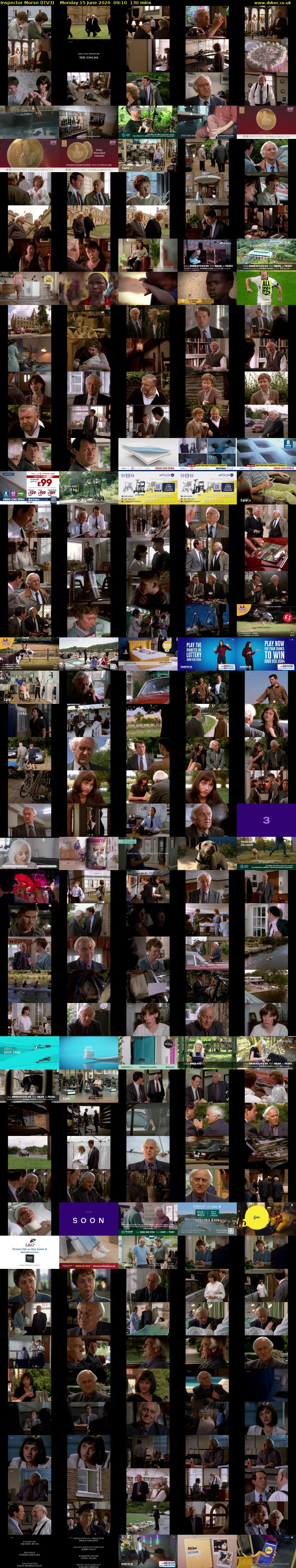 Inspector Morse (ITV3) Monday 15 June 2026 09:10 - 11:20