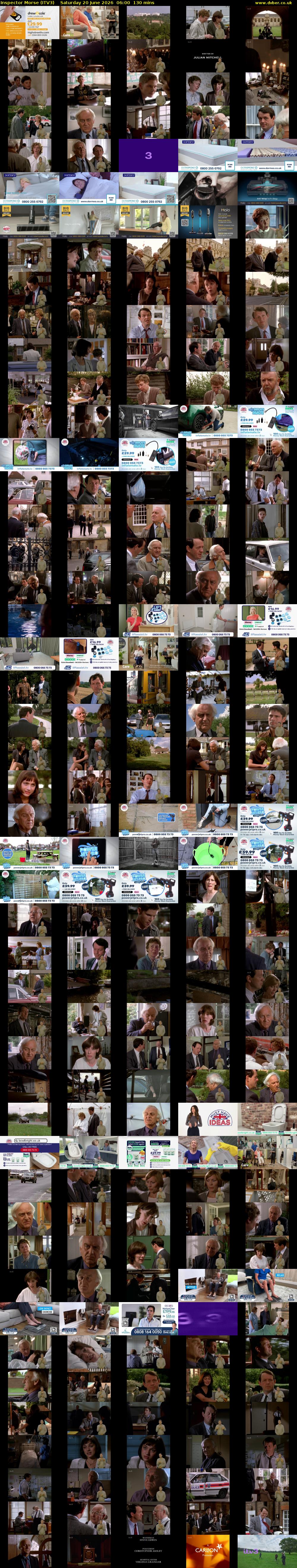 Inspector Morse (ITV3) Saturday 20 June 2026 06:00 - 08:10