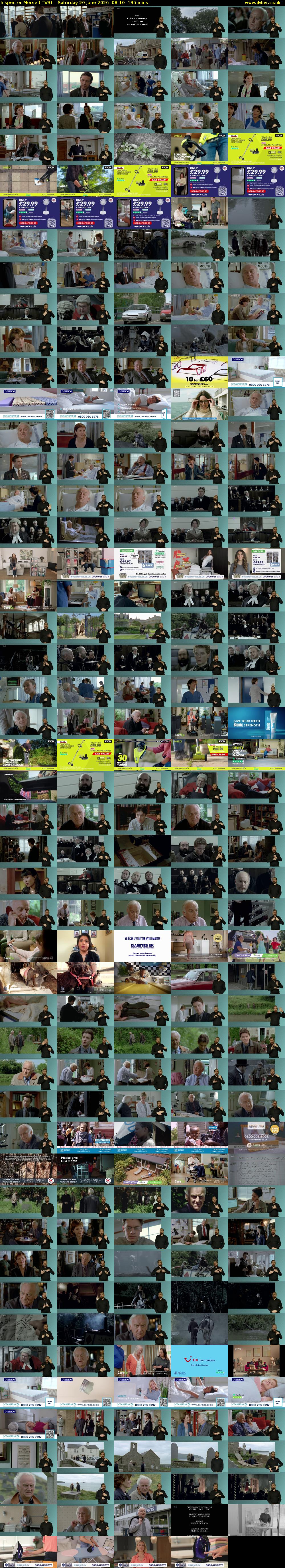 Inspector Morse (ITV3) Saturday 20 June 2026 08:10 - 10:25