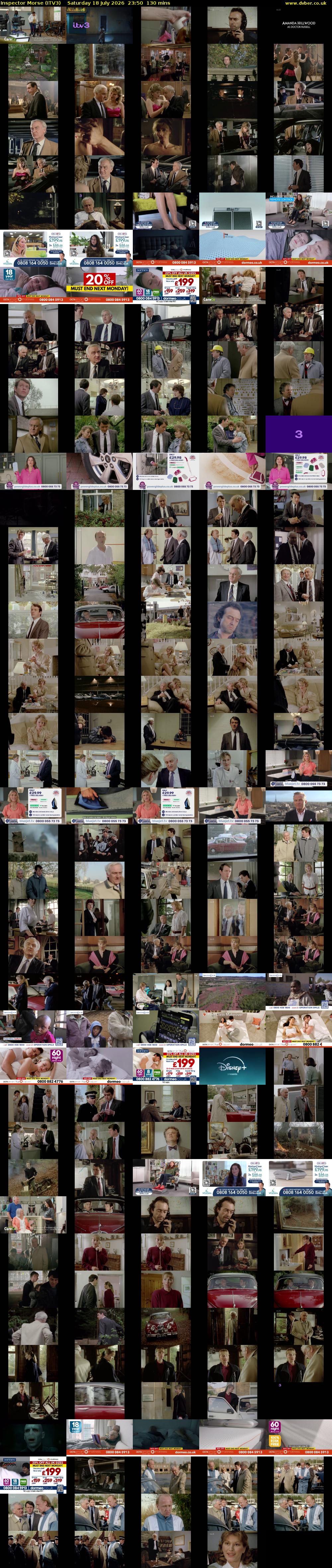 Inspector Morse (ITV3) Saturday 18 July 2026 23:50 - 02:00