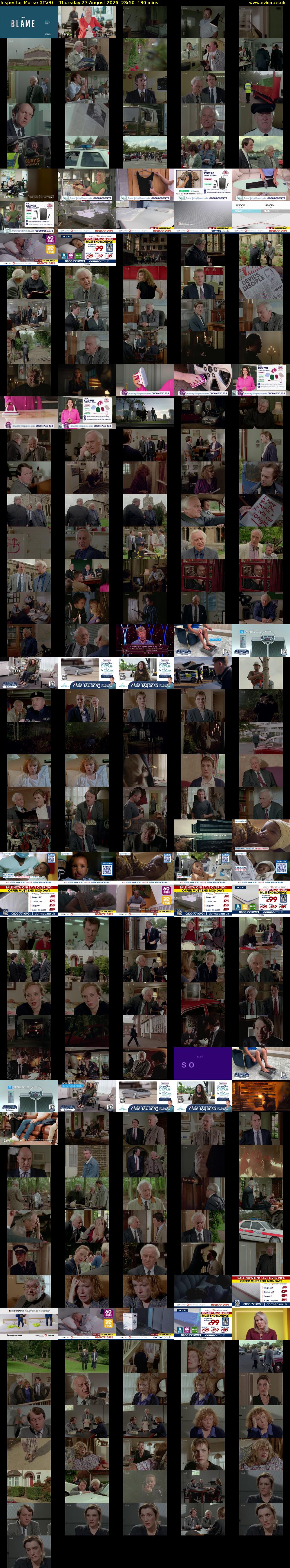 Inspector Morse (ITV3) Thursday 27 August 2026 23:50 - 02:00