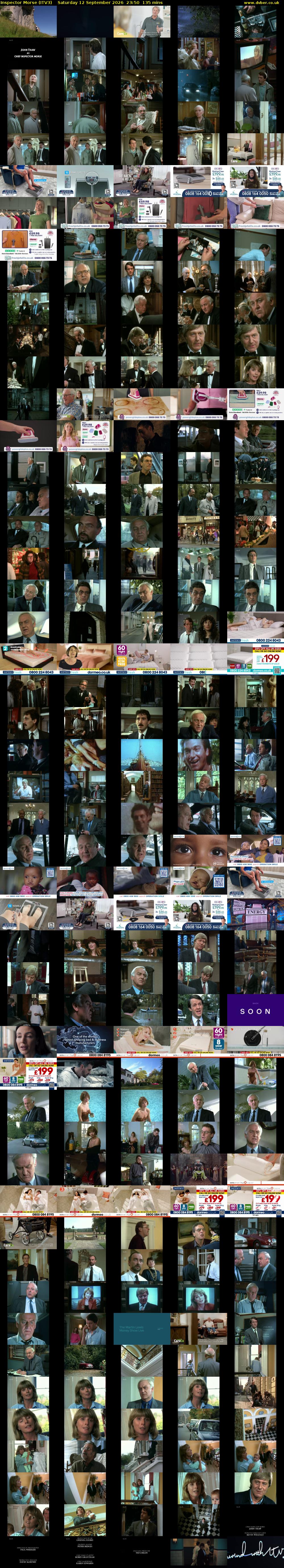 Inspector Morse (ITV3) Saturday 12 September 2026 23:50 - 02:05