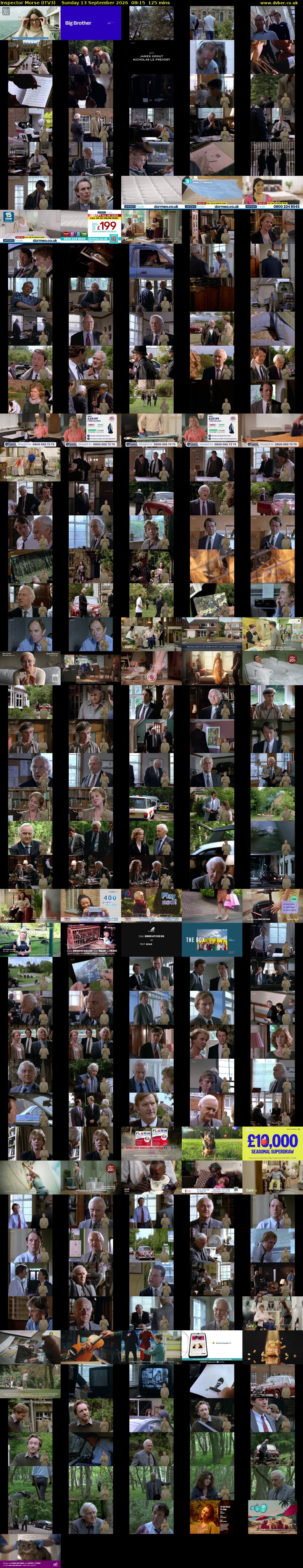 Inspector Morse (ITV3) Sunday 13 September 2026 08:15 - 10:20