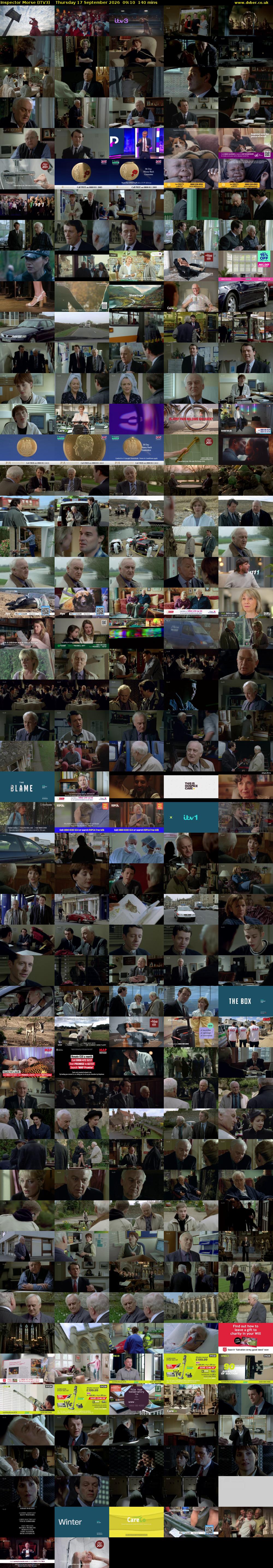 Inspector Morse (ITV3) Thursday 17 September 2026 09:10 - 11:30