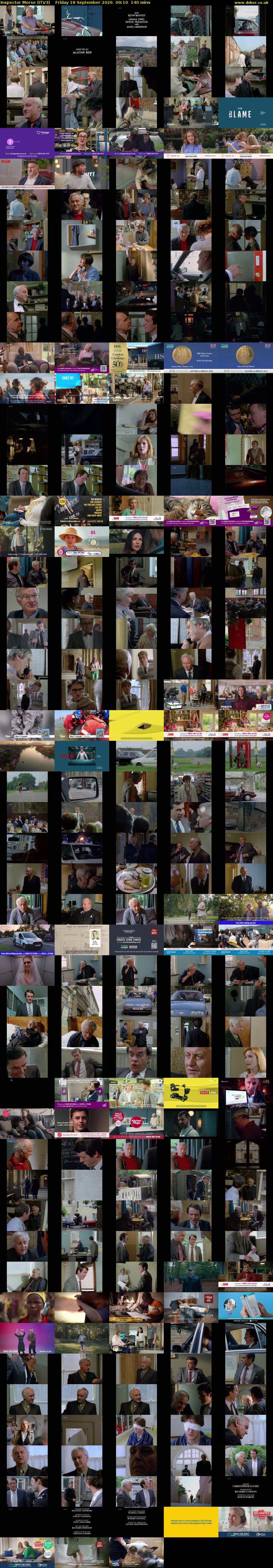 Inspector Morse (ITV3) Friday 18 September 2026 09:10 - 11:30