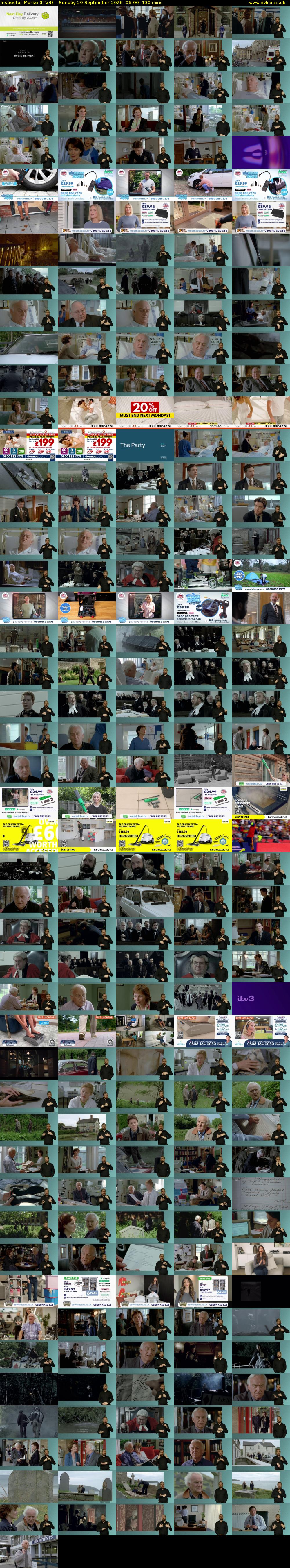 Inspector Morse (ITV3) Sunday 20 September 2026 06:00 - 08:10