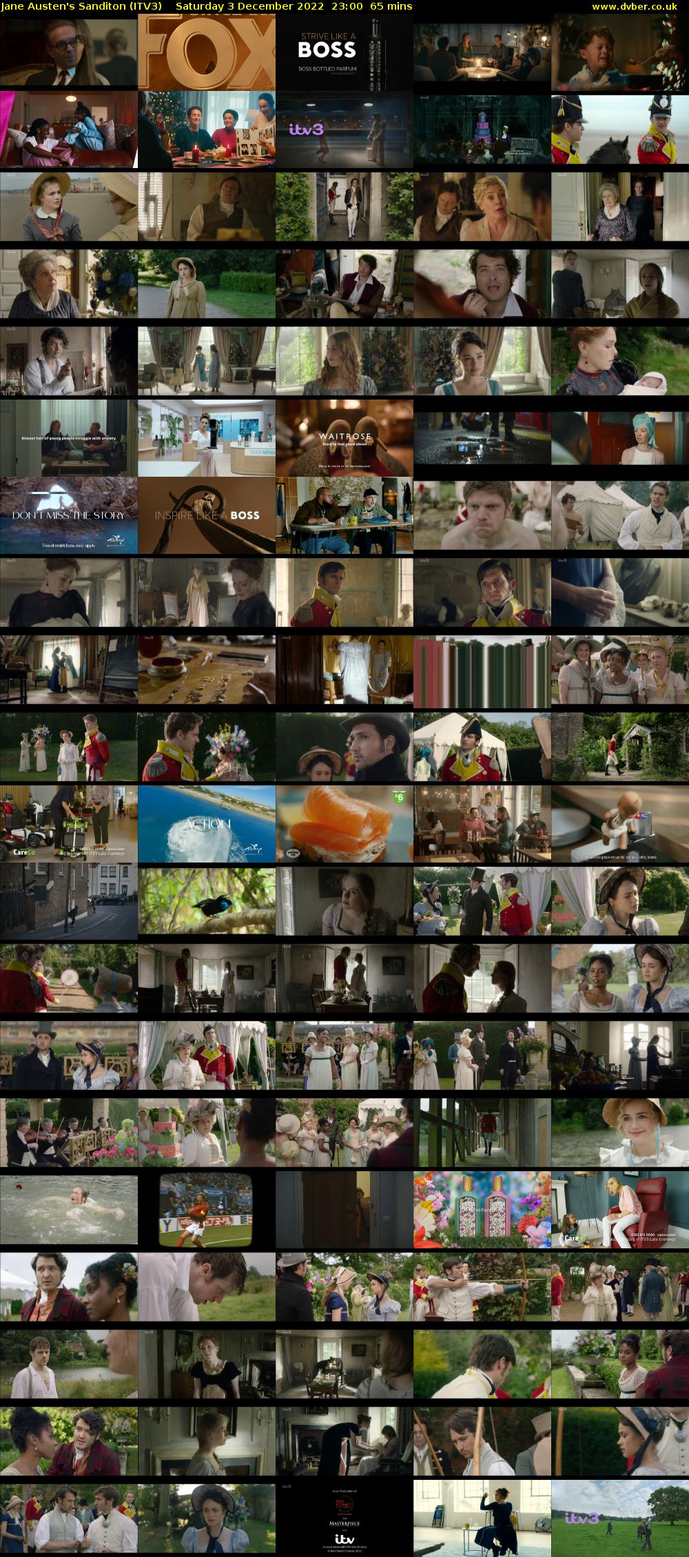 Jane Austen's Sanditon (ITV3) Saturday 3 December 2022 23:00 - 00:05