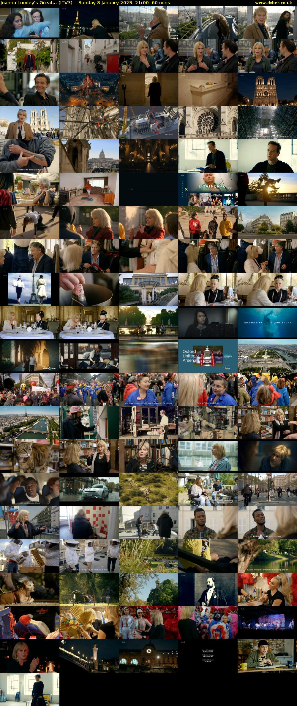 Joanna Lumley's Great... (ITV3) Sunday 8 January 2023 21:00 - 22:00