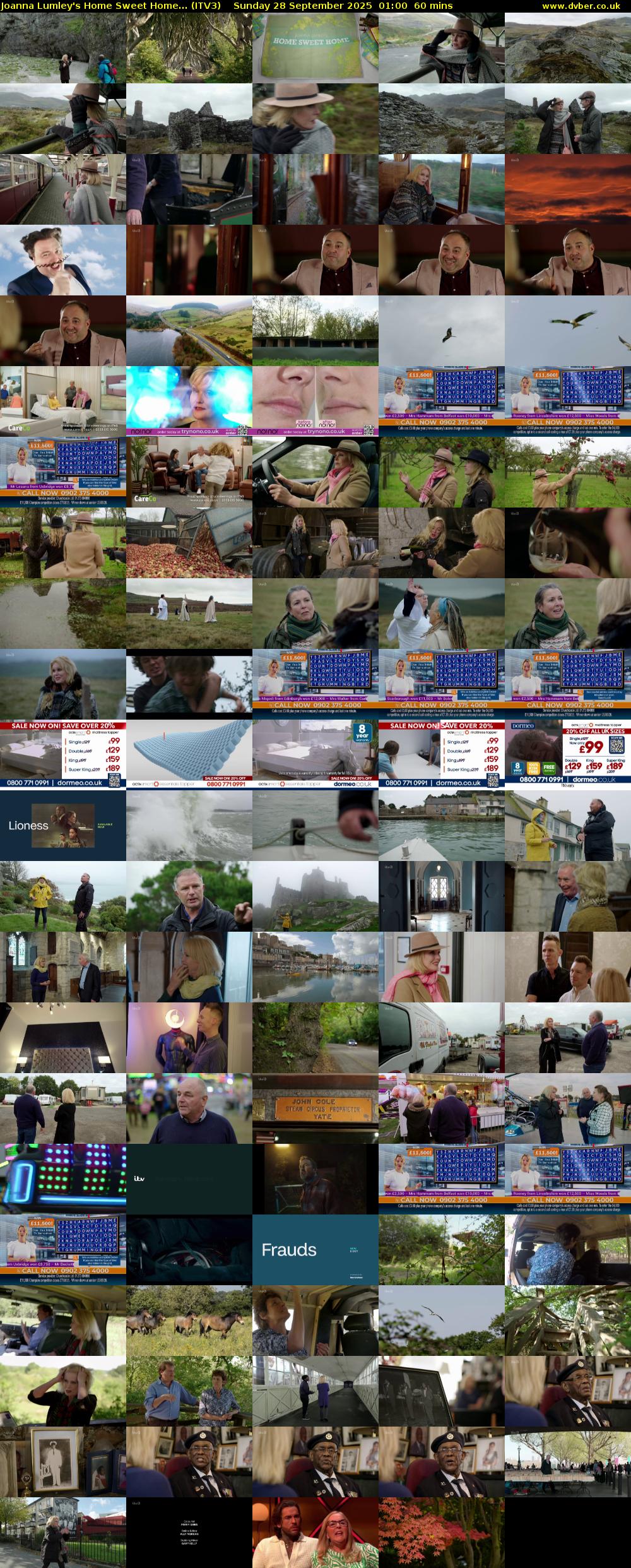 Joanna Lumley's Home Sweet Home... (ITV3) Sunday 28 September 2025 01:00 - 02:00