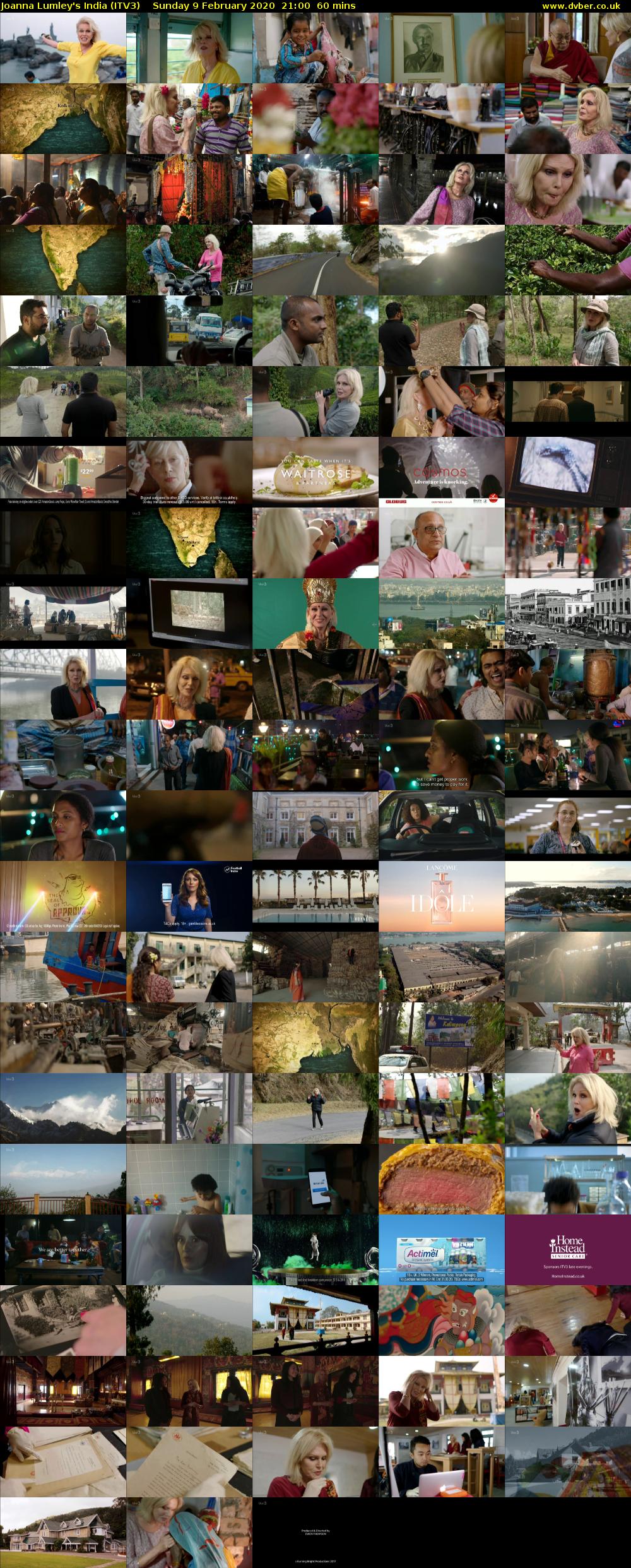 Joanna Lumley's India (ITV3) Sunday 9 February 2020 21:00 - 22:00