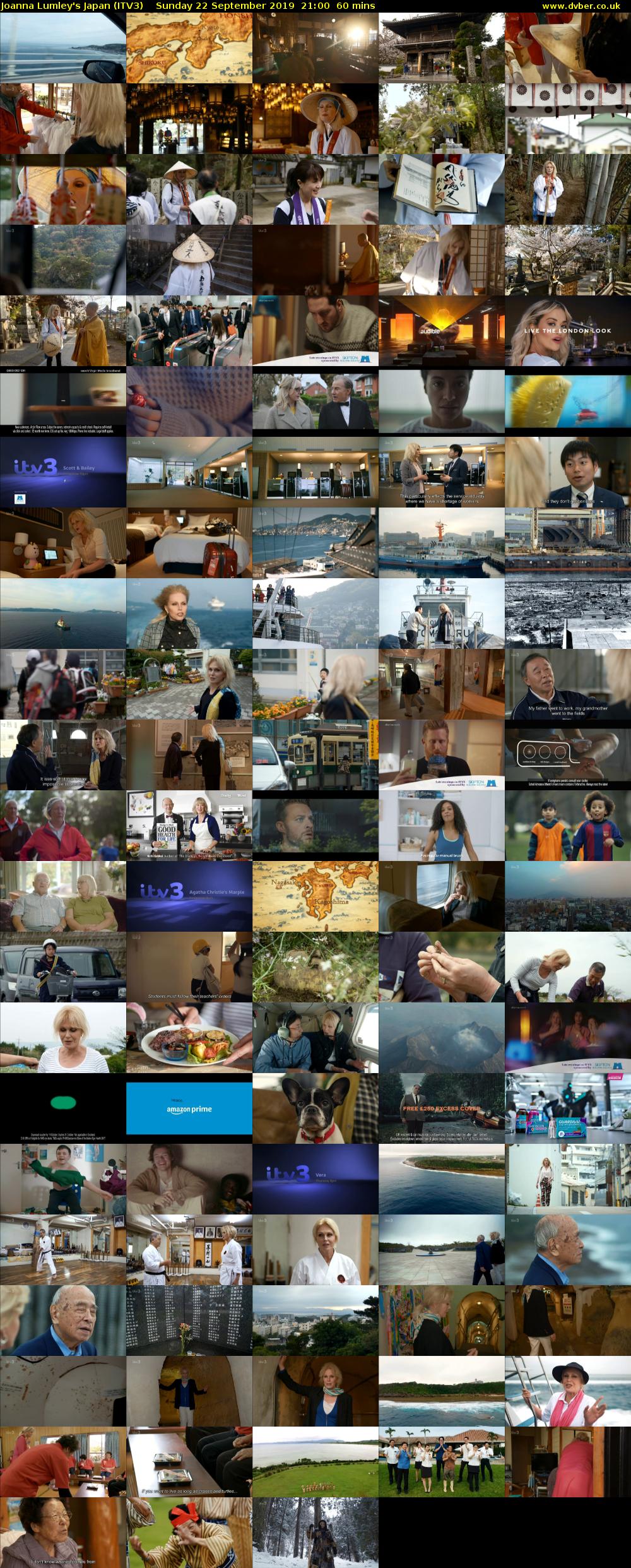 Joanna Lumley's Japan (ITV3) Sunday 22 September 2019 21:00 - 22:00
