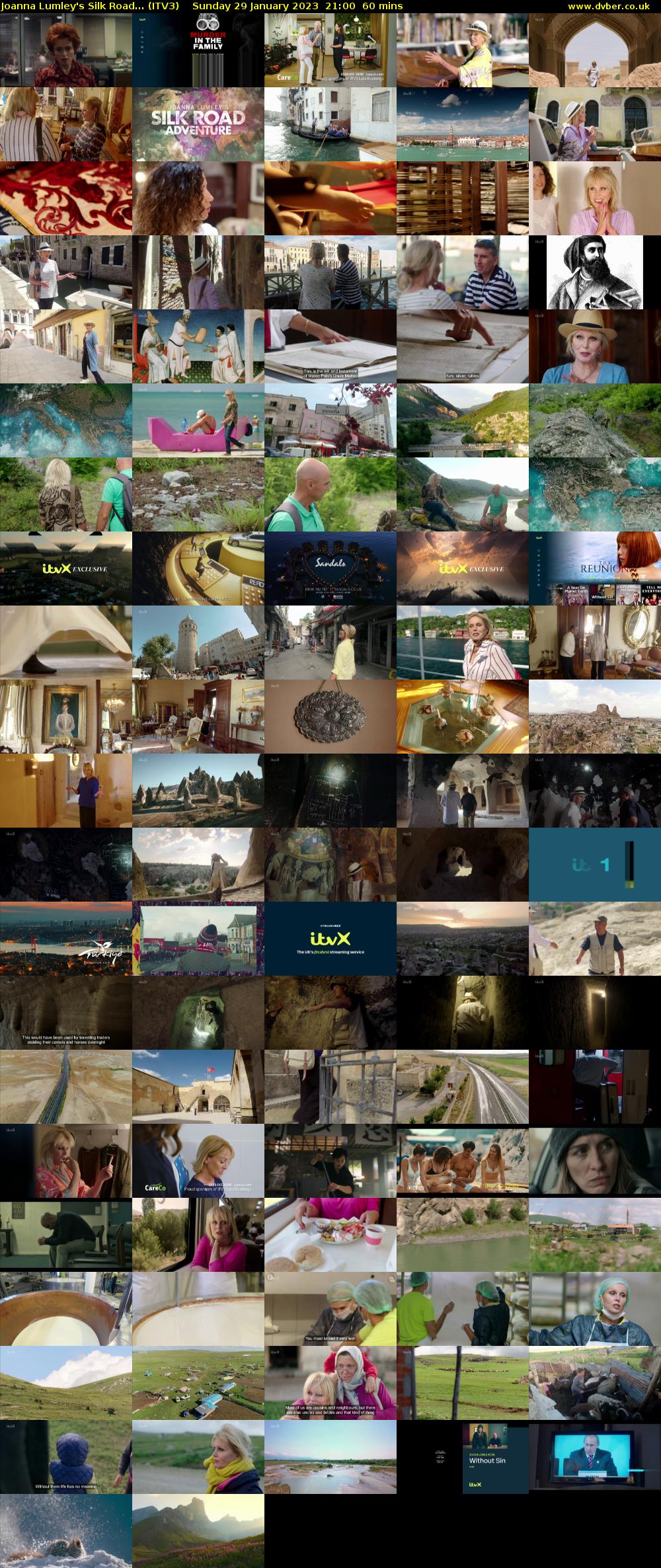 Joanna Lumley's Silk Road... (ITV3) Sunday 29 January 2023 21:00 - 22:00