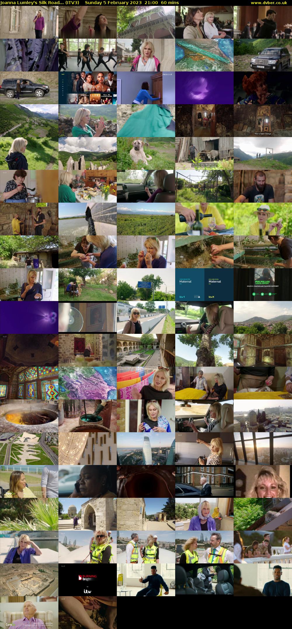Joanna Lumley's Silk Road... (ITV3) Sunday 5 February 2023 21:00 - 22:00