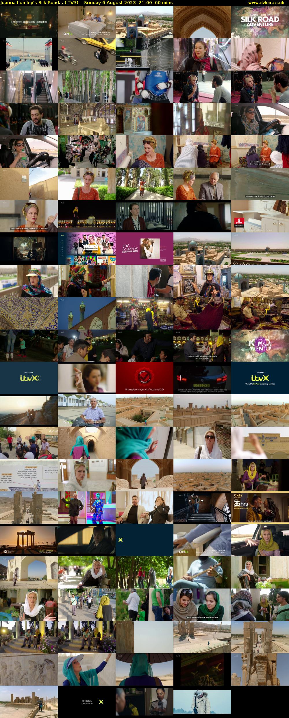 Joanna Lumley's Silk Road... (ITV3) Sunday 6 August 2023 21:00 - 22:00