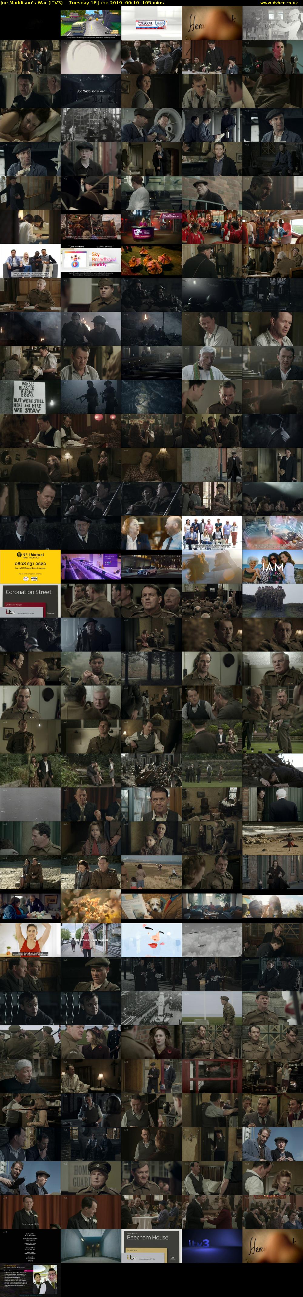 Joe Maddison's War (ITV3) Tuesday 18 June 2019 00:10 - 01:55