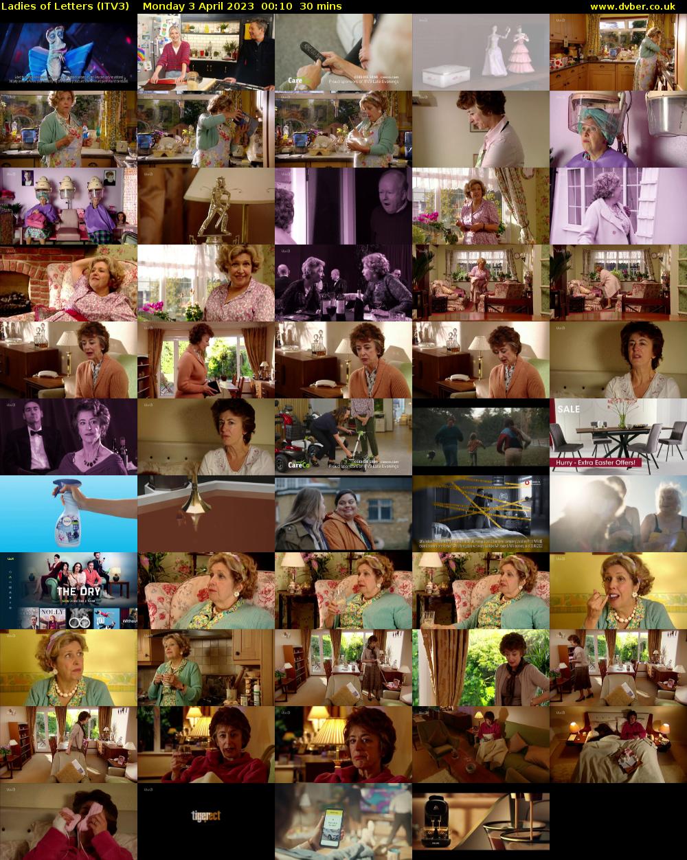 Ladies of Letters (ITV3) Monday 3 April 2023 00:10 - 00:40