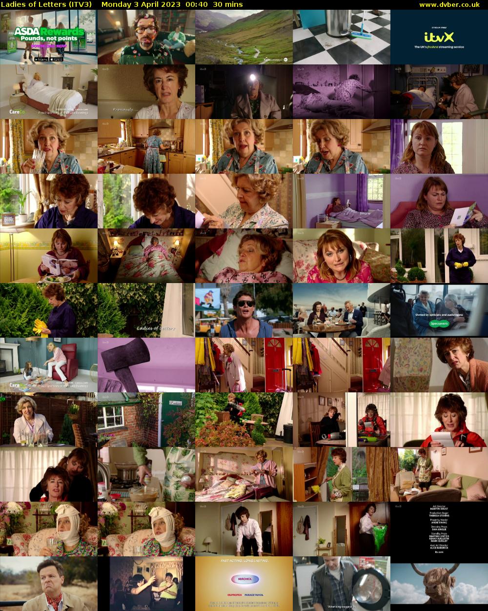 Ladies of Letters (ITV3) Monday 3 April 2023 00:40 - 01:10