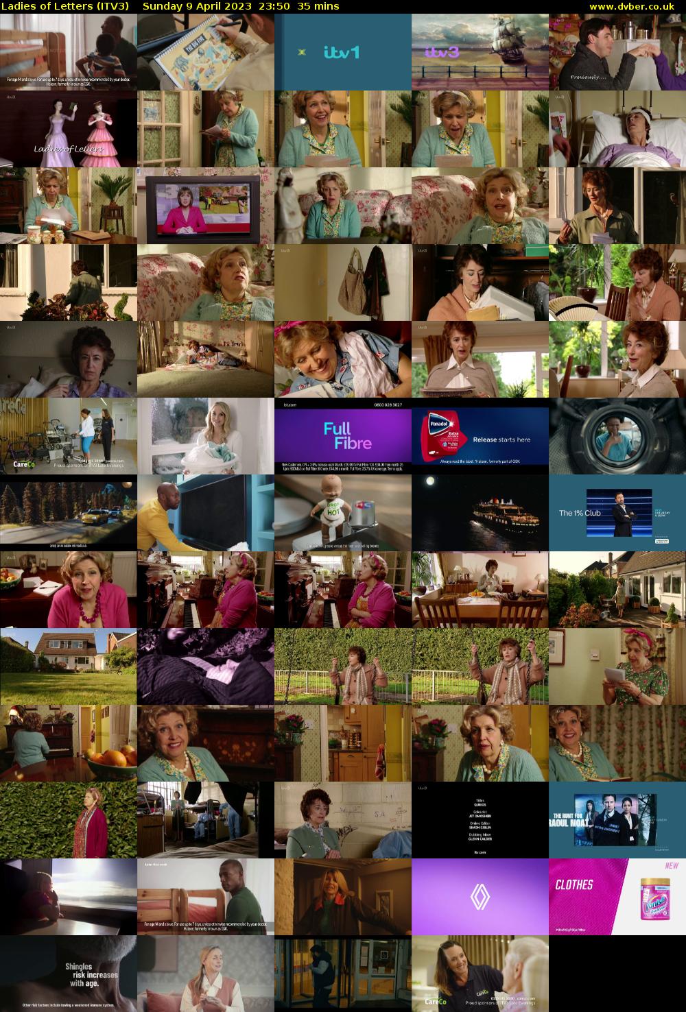 Ladies of Letters (ITV3) Sunday 9 April 2023 23:50 - 00:25