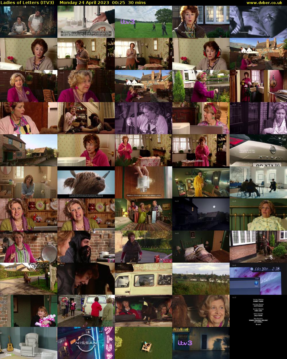 Ladies of Letters (ITV3) Monday 24 April 2023 00:25 - 00:55