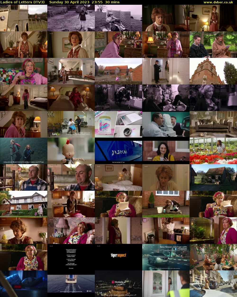 Ladies of Letters (ITV3) Sunday 30 April 2023 23:55 - 00:25