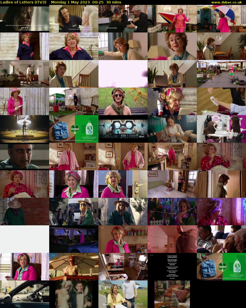Ladies of Letters (ITV3) Monday 1 May 2023 00:25 - 00:55