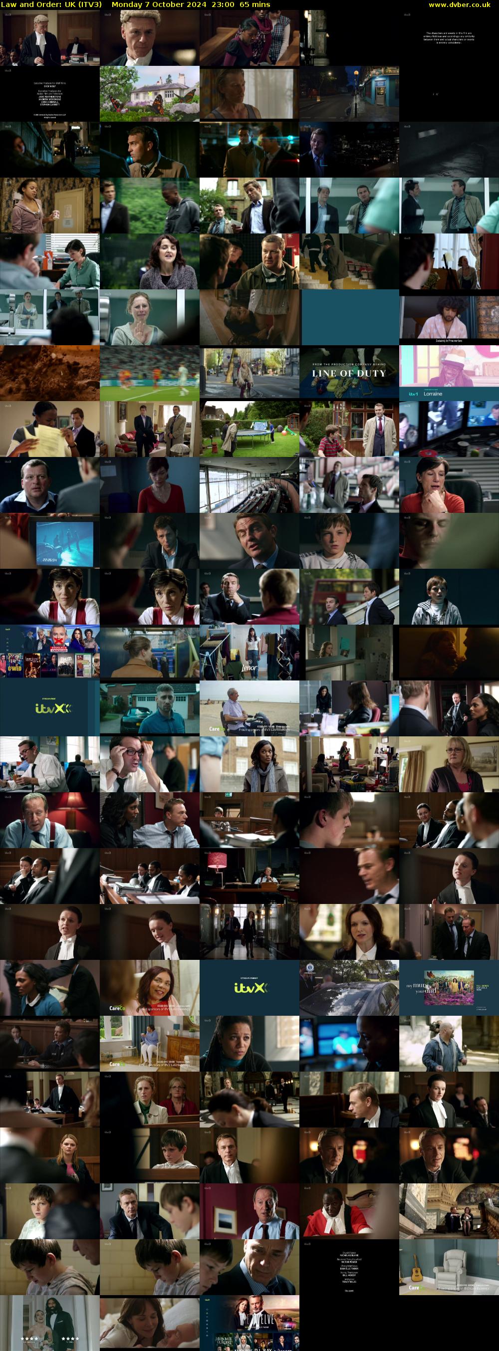 Law and Order: UK (ITV3) Monday 7 October 2024 23:00 - 00:05