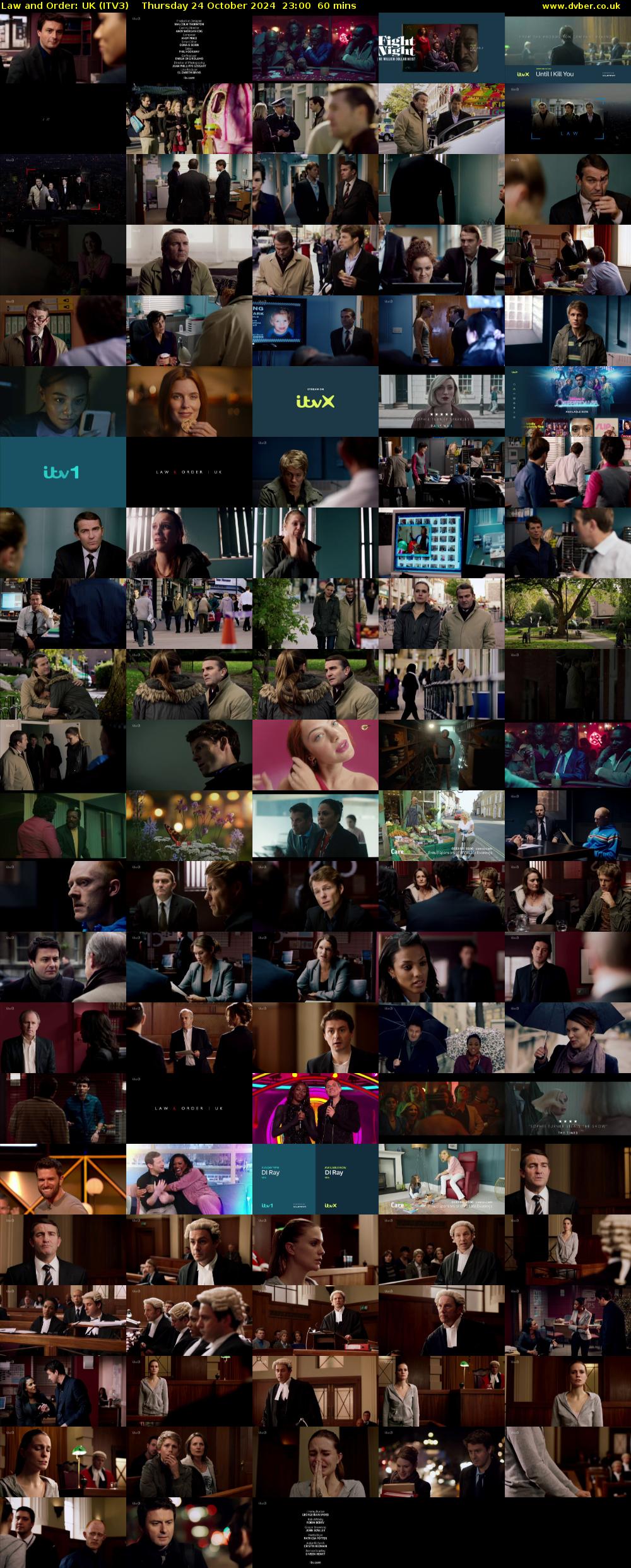 Law and Order: UK (ITV3) Thursday 24 October 2024 23:00 - 00:00