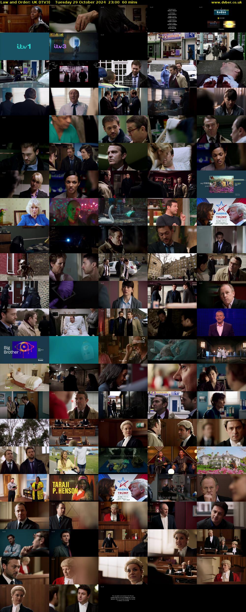 Law and Order: UK (ITV3) Tuesday 29 October 2024 23:00 - 00:00