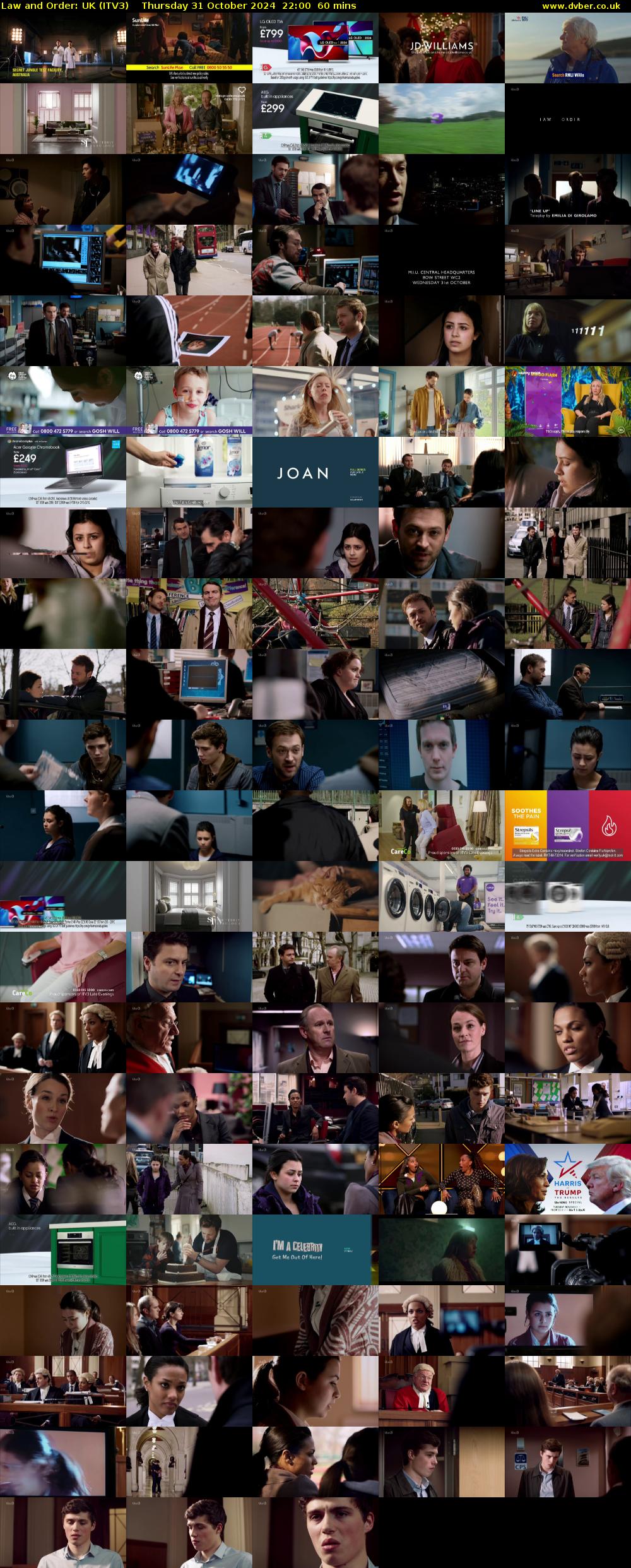 Law and Order: UK (ITV3) Thursday 31 October 2024 22:00 - 23:00