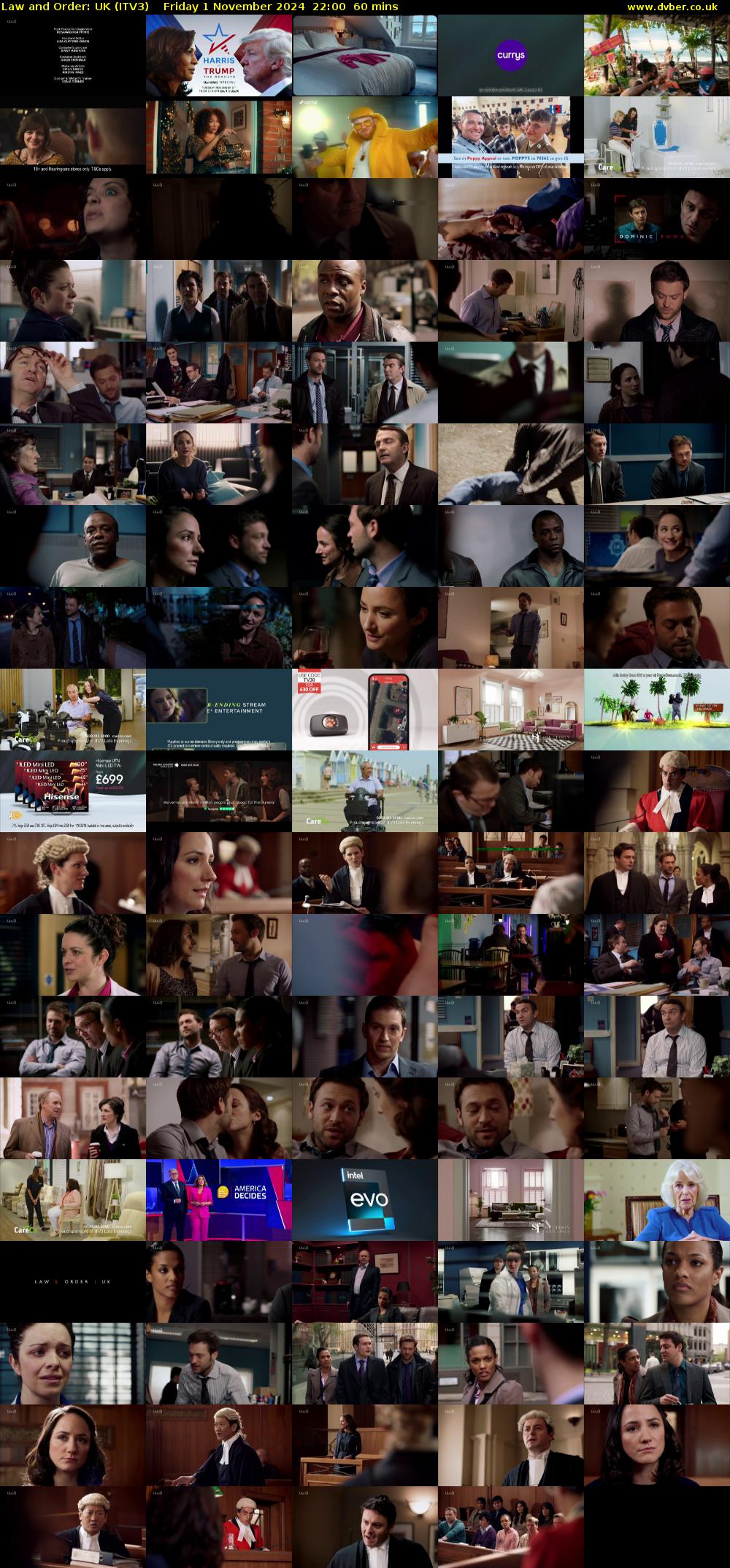 Law and Order: UK (ITV3) Friday 1 November 2024 22:00 - 23:00