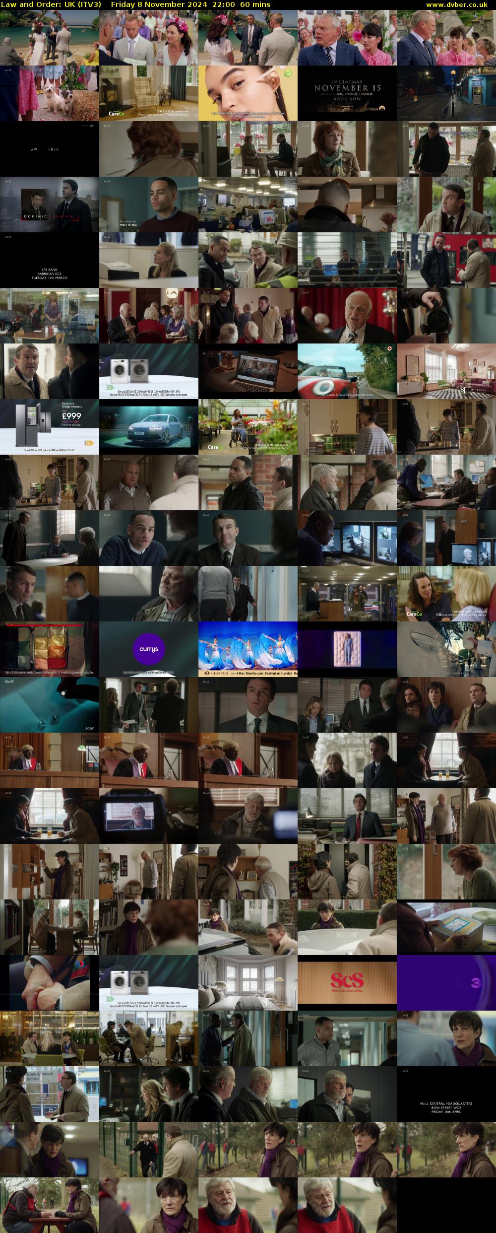 Law and Order: UK (ITV3) Friday 8 November 2024 22:00 - 23:00