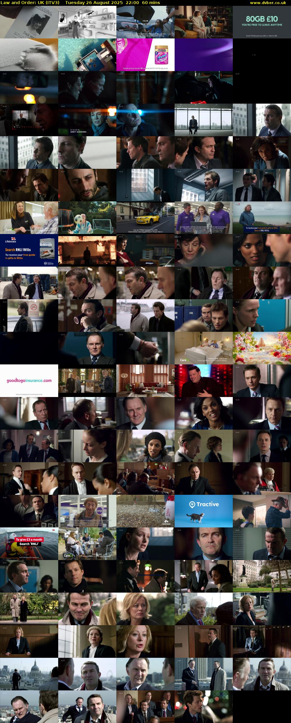 Law and Order: UK (ITV3) Tuesday 26 August 2025 22:00 - 23:00