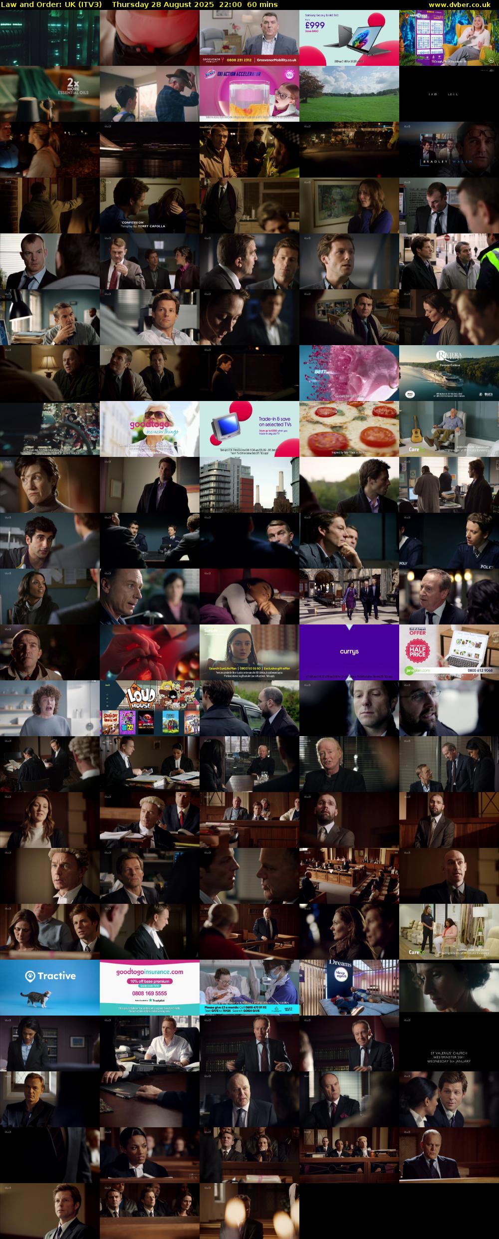 Law and Order: UK (ITV3) Thursday 28 August 2025 22:00 - 23:00