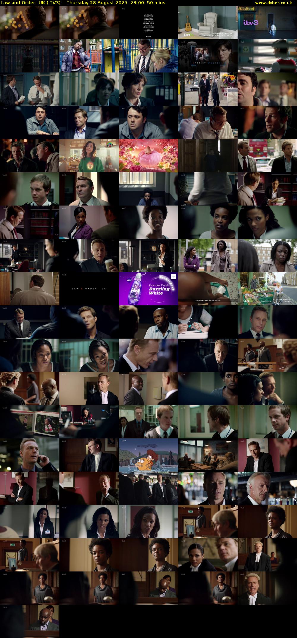 Law and Order: UK (ITV3) Thursday 28 August 2025 23:00 - 23:50