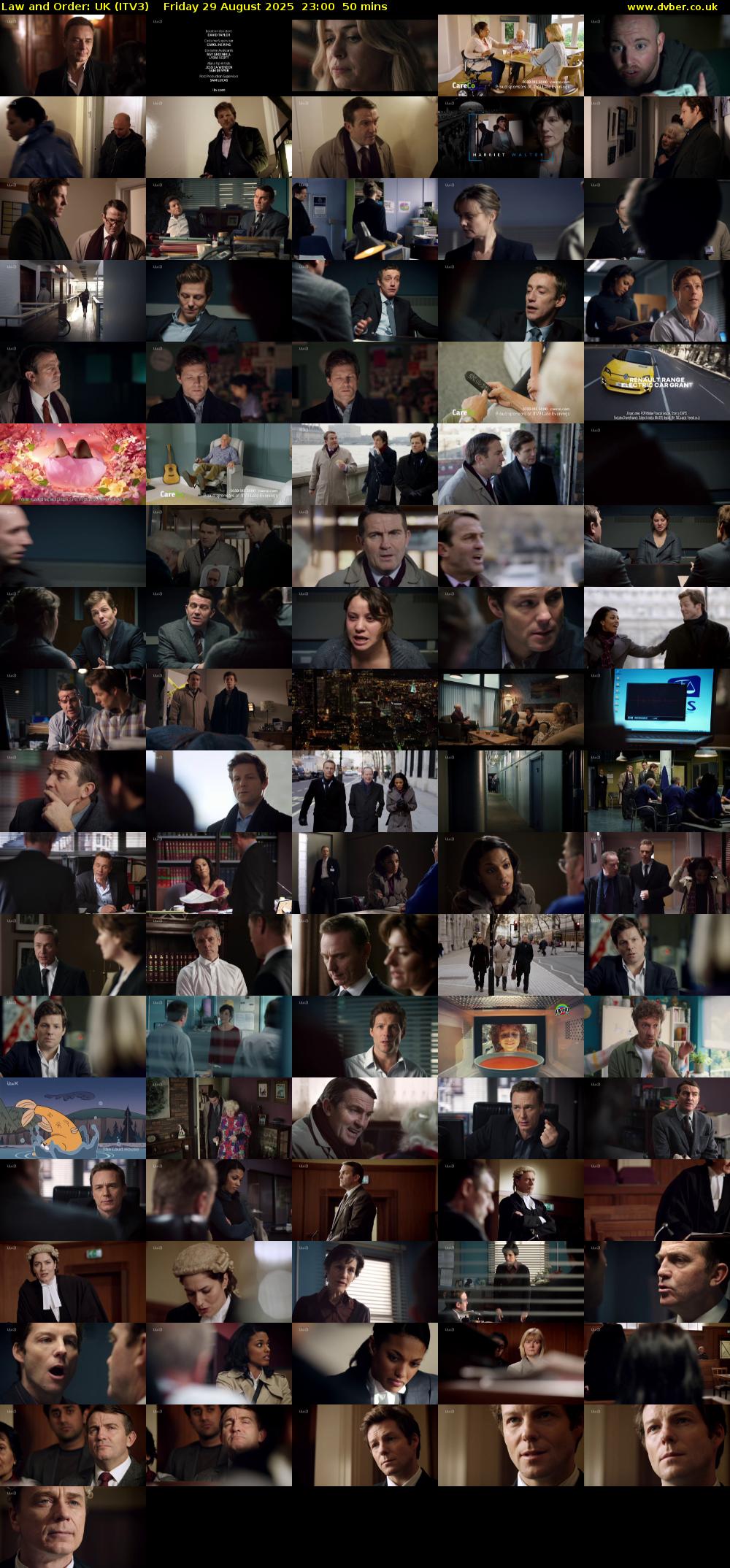 Law and Order: UK (ITV3) Friday 29 August 2025 23:00 - 23:50