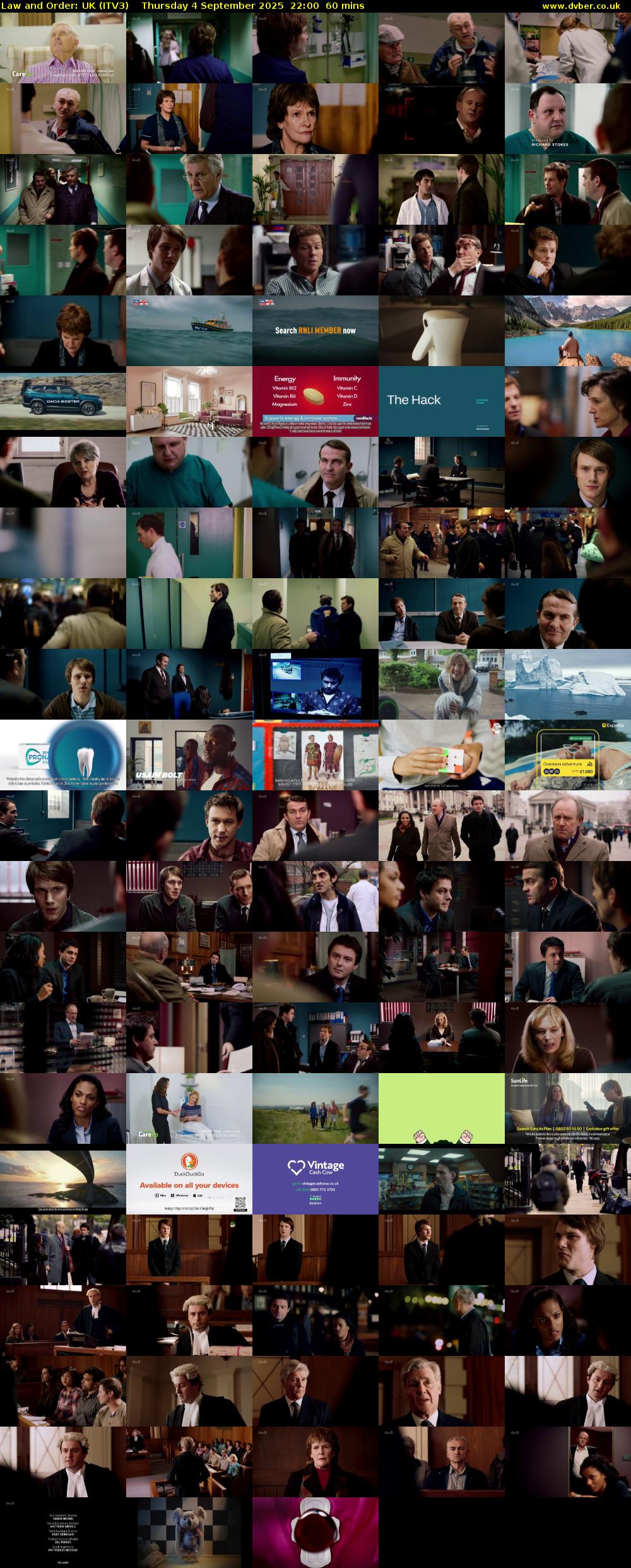 Law and Order: UK (ITV3) Thursday 4 September 2025 22:00 - 23:00