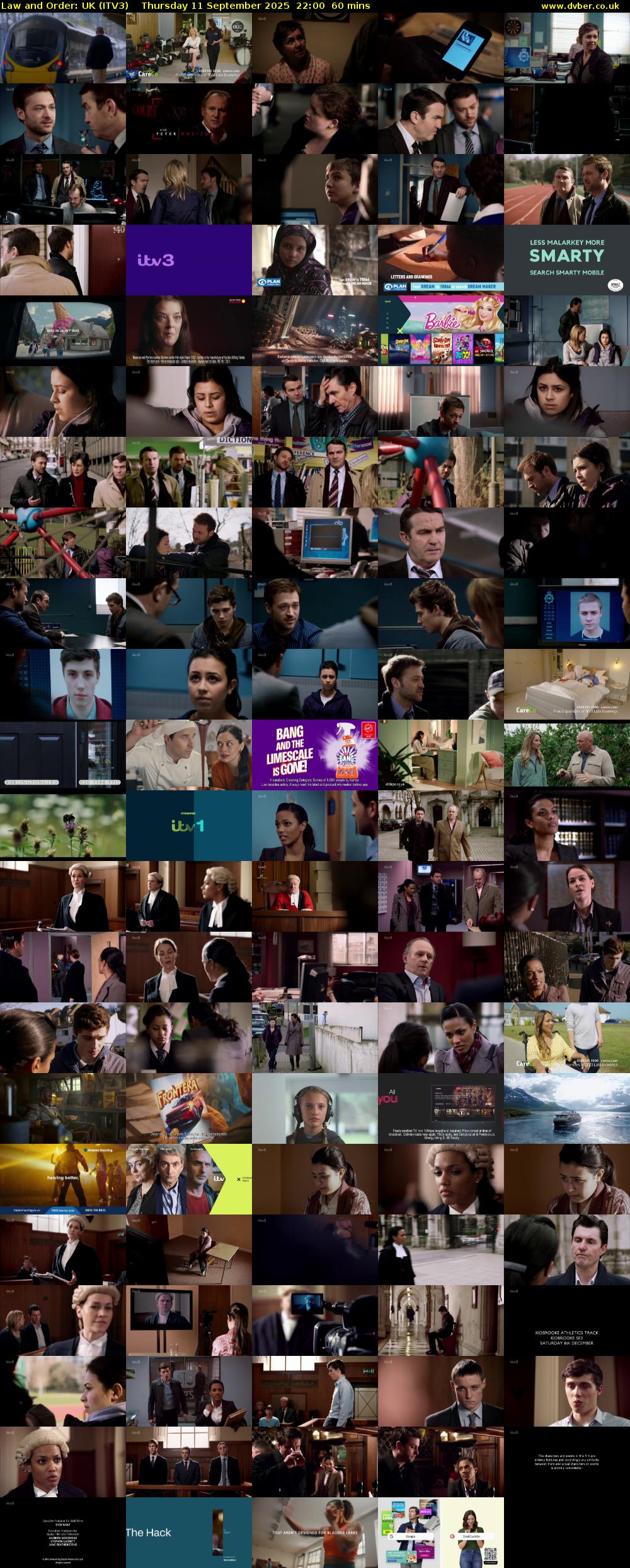 Law and Order: UK (ITV3) Thursday 11 September 2025 22:00 - 23:00