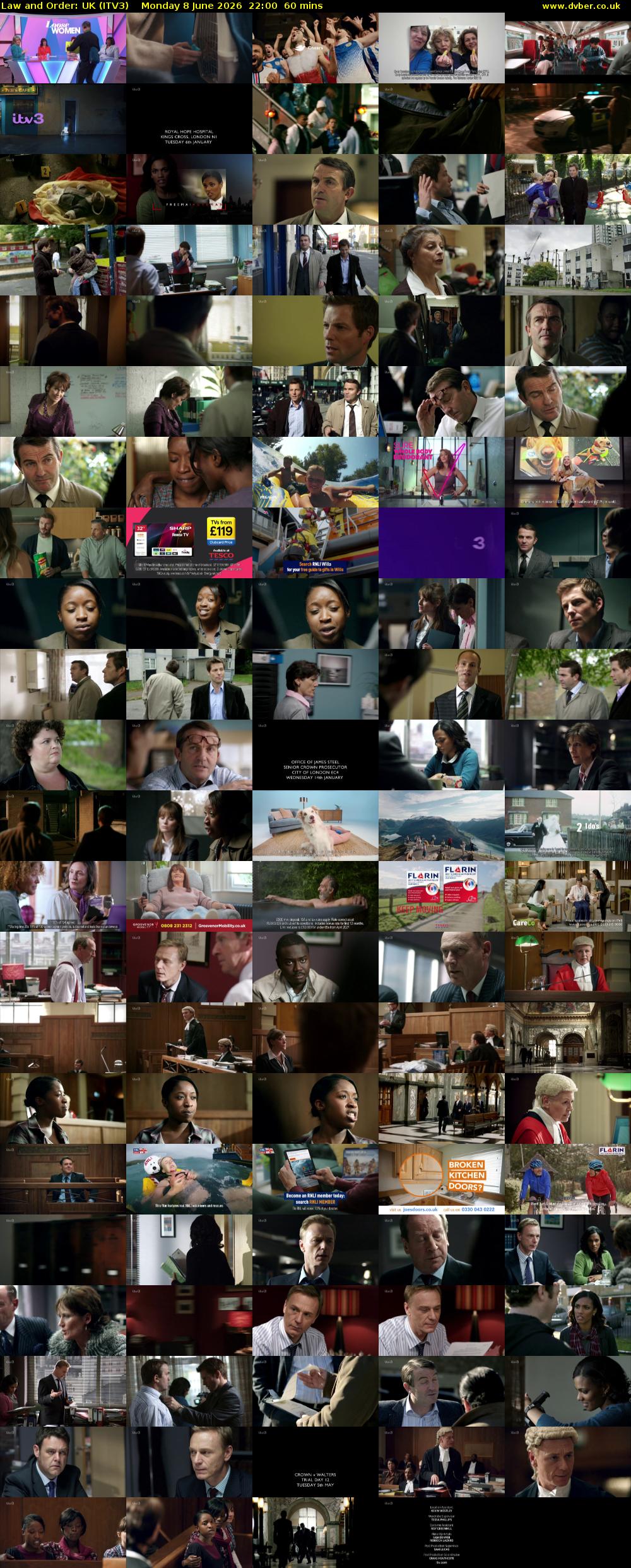 Law and Order: UK (ITV3) Monday 8 June 2026 22:00 - 23:00