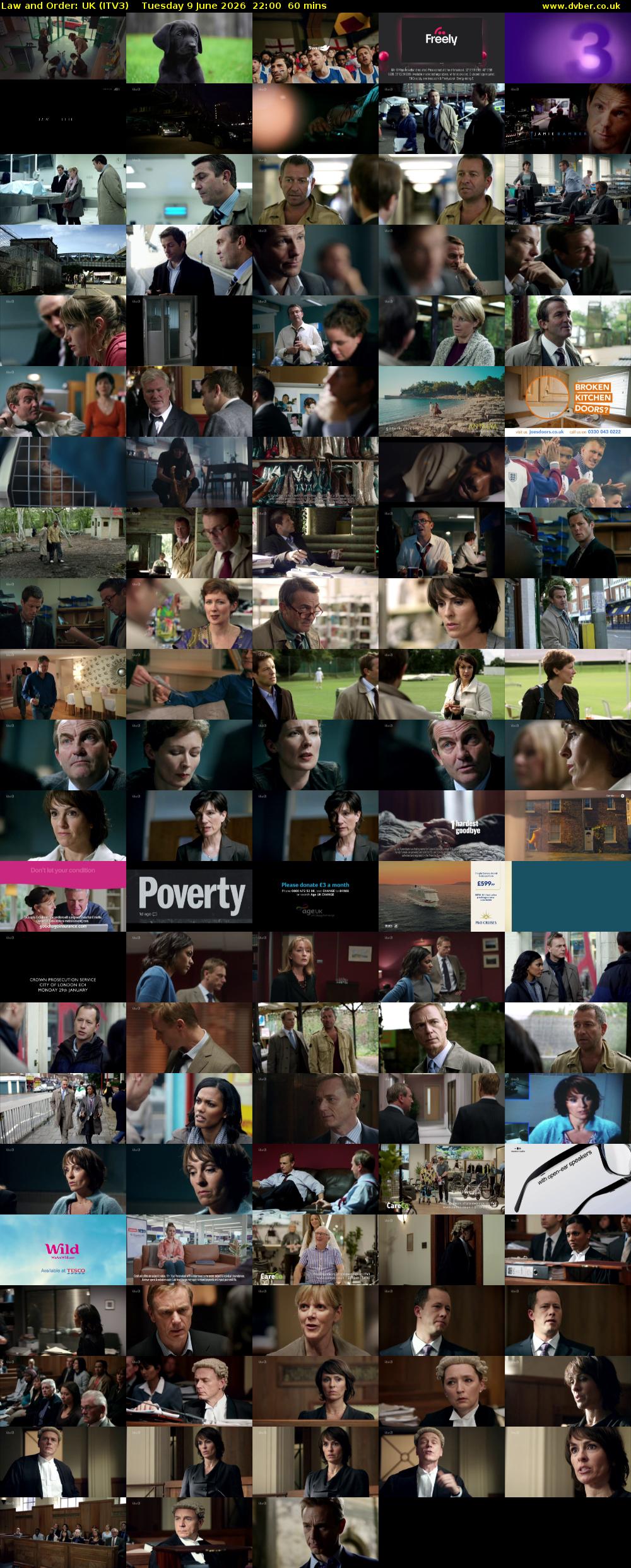 Law and Order: UK (ITV3) Tuesday 9 June 2026 22:00 - 23:00