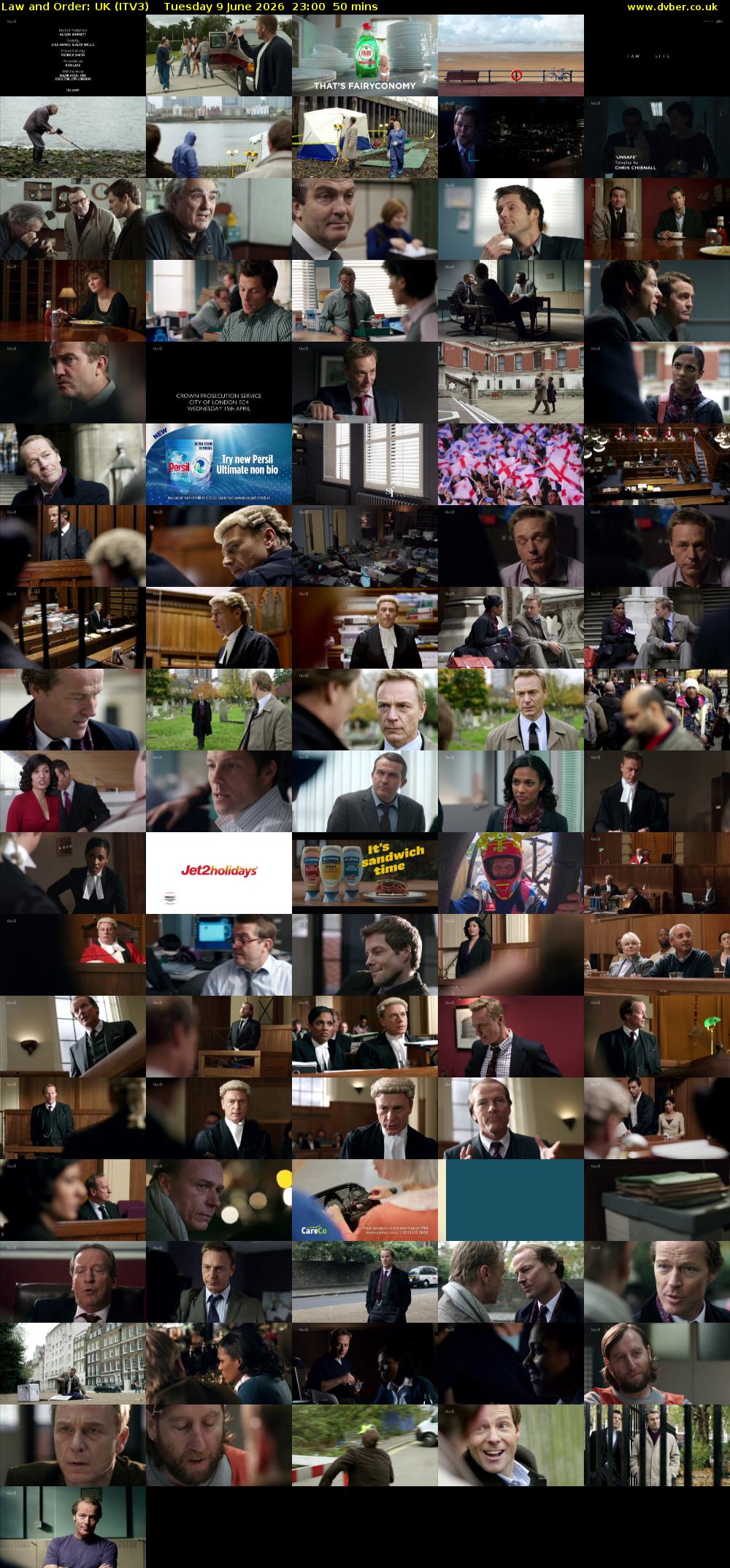 Law and Order: UK (ITV3) Tuesday 9 June 2026 23:00 - 23:50