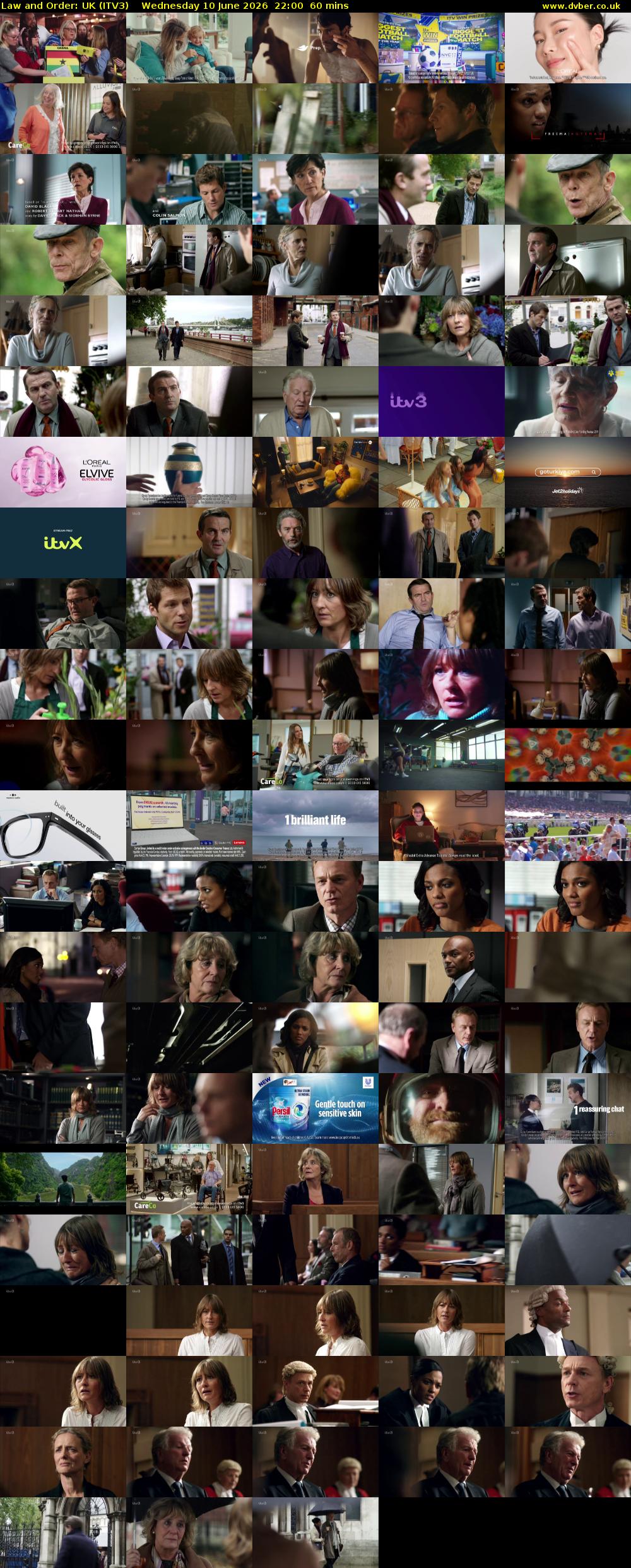 Law and Order: UK (ITV3) Wednesday 10 June 2026 22:00 - 23:00