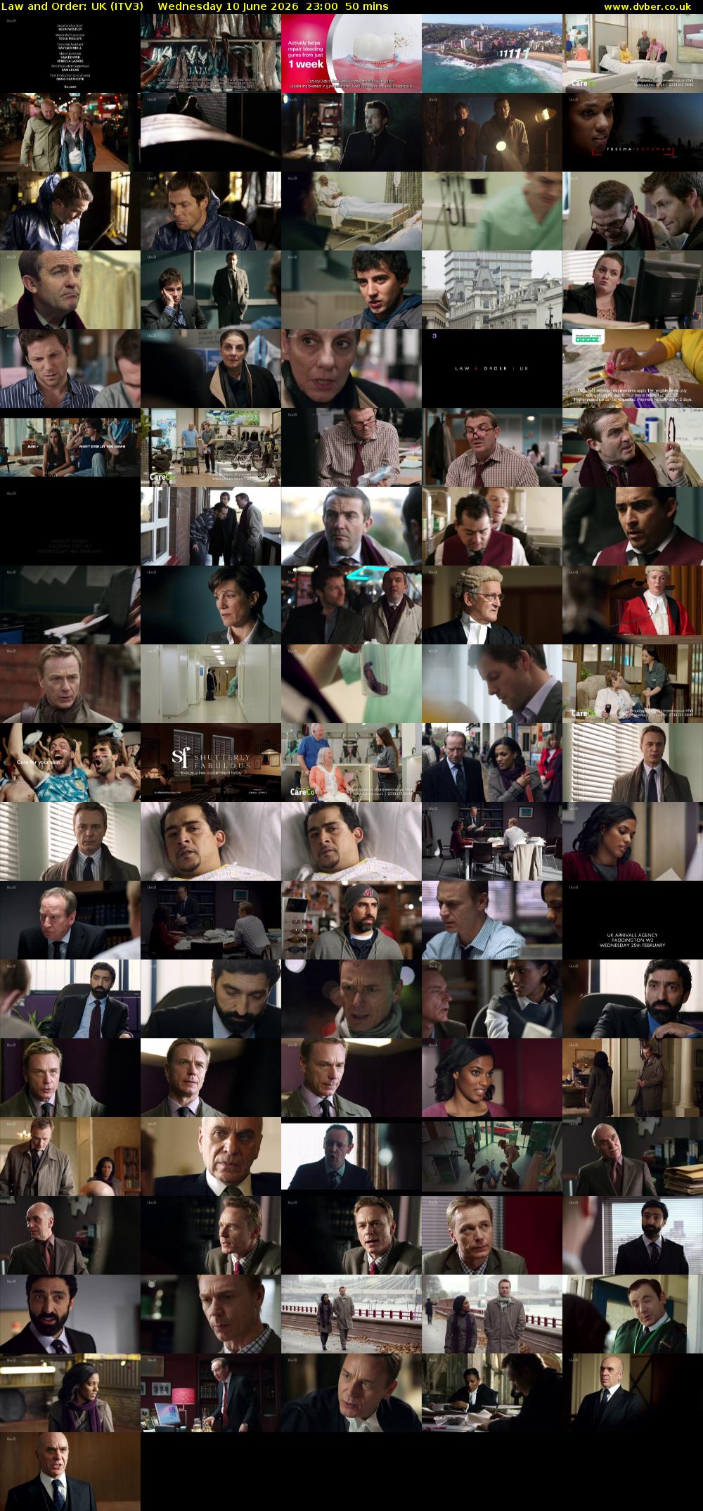 Law and Order: UK (ITV3) Wednesday 10 June 2026 23:00 - 23:50