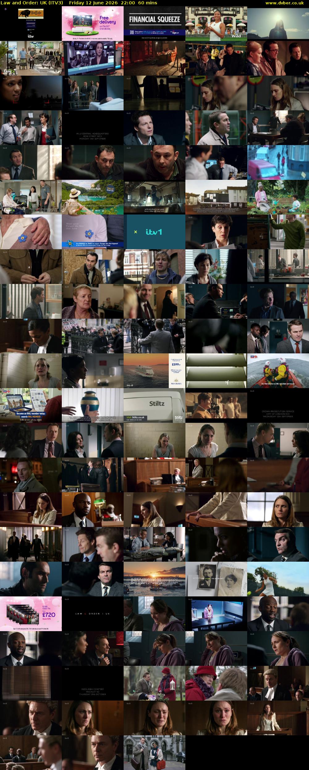 Law and Order: UK (ITV3) Friday 12 June 2026 22:00 - 23:00