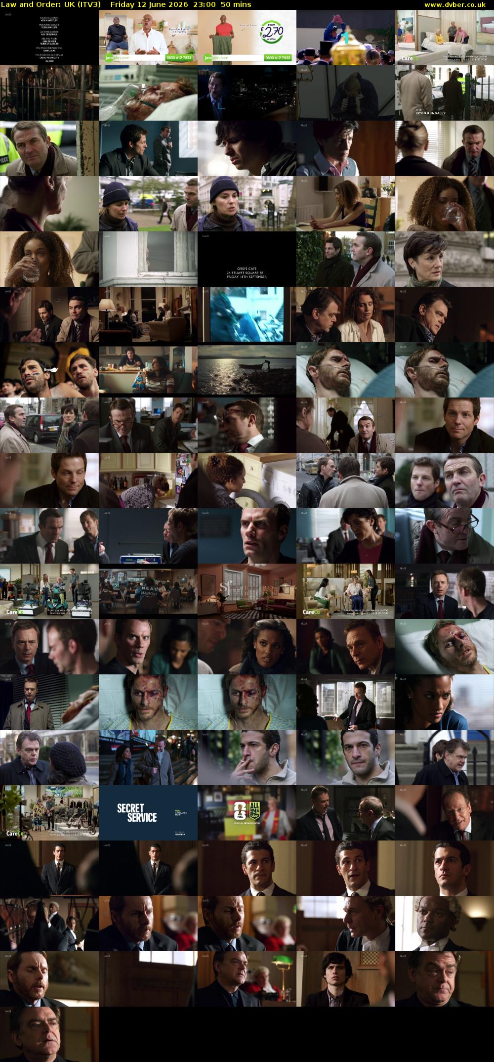 Law and Order: UK (ITV3) Friday 12 June 2026 23:00 - 23:50