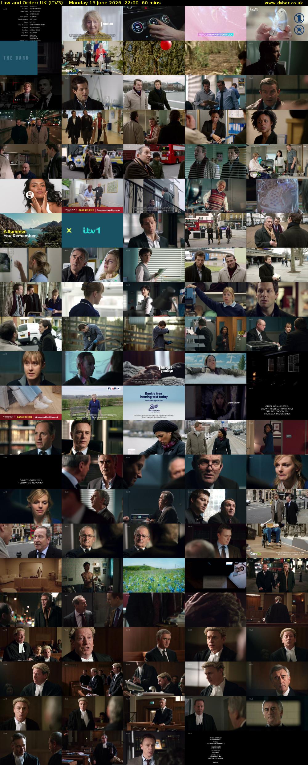Law and Order: UK (ITV3) Monday 15 June 2026 22:00 - 23:00