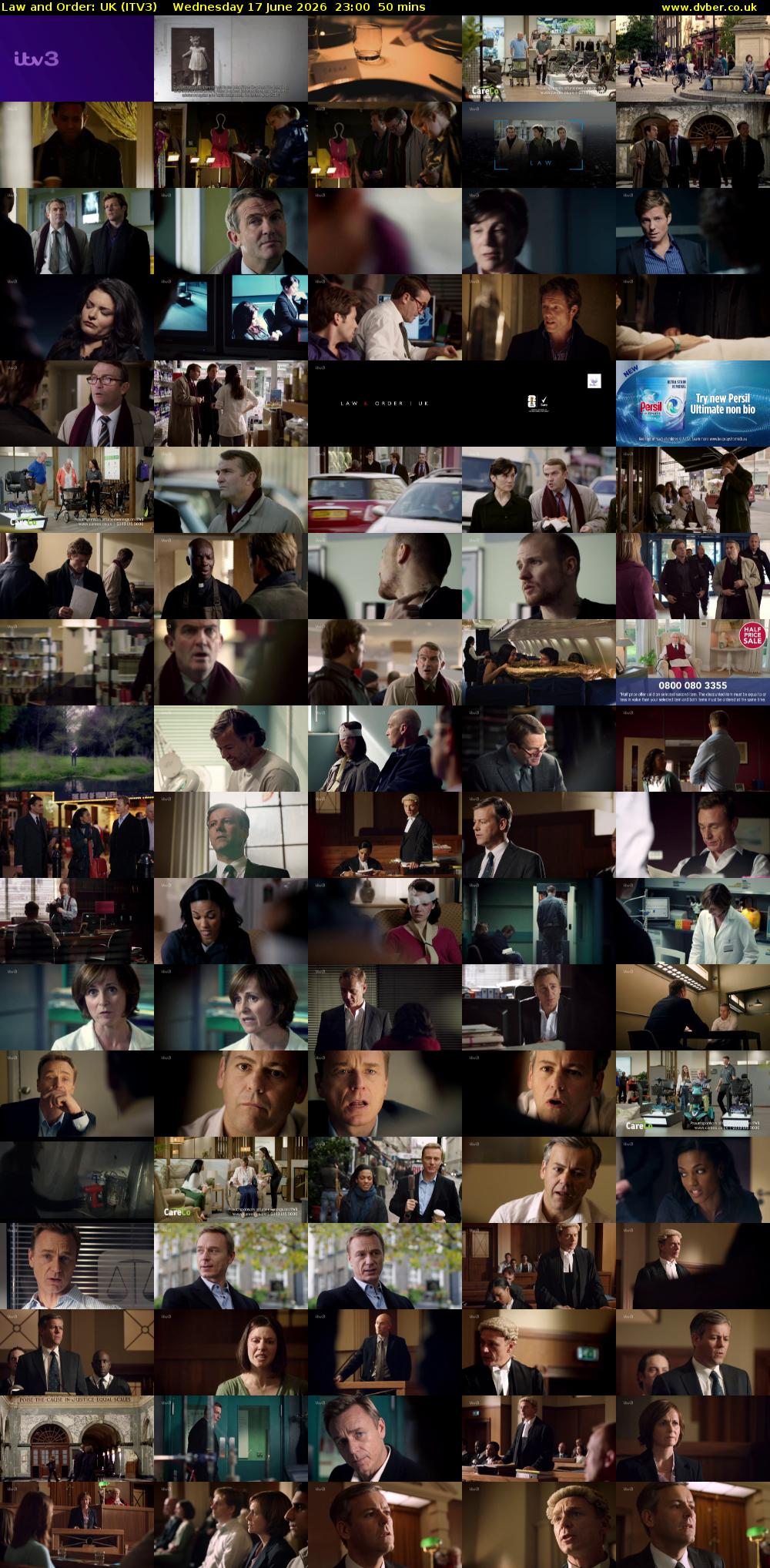 Law and Order: UK (ITV3) Wednesday 17 June 2026 23:00 - 23:50