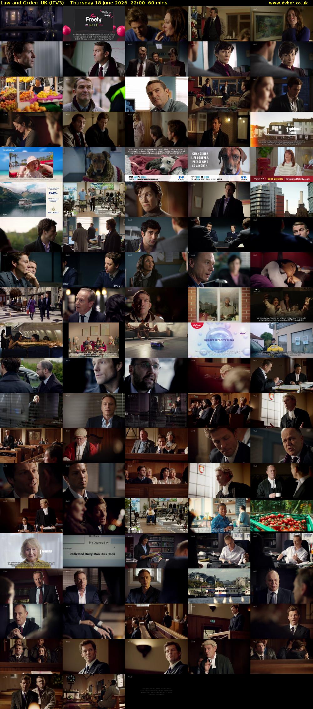 Law and Order: UK (ITV3) Thursday 18 June 2026 22:00 - 23:00