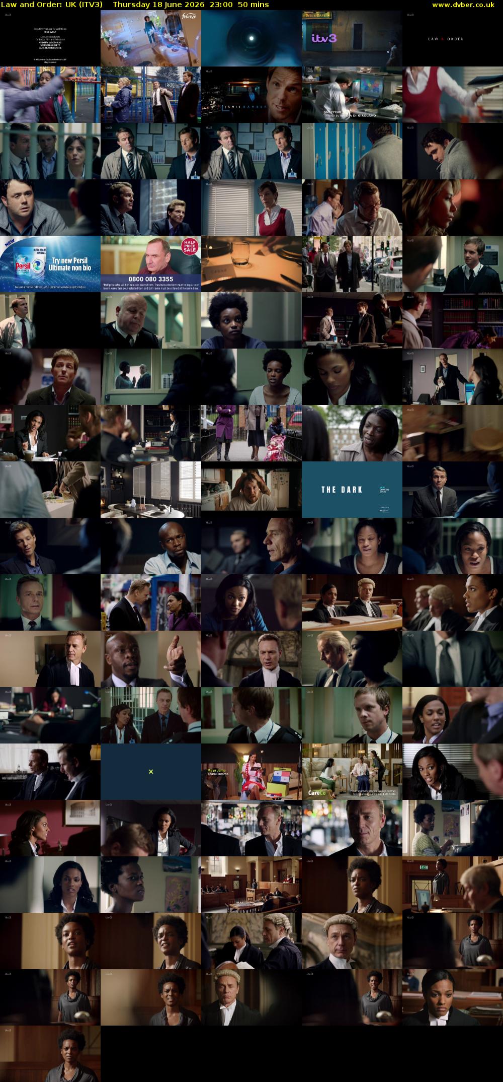 Law and Order: UK (ITV3) Thursday 18 June 2026 23:00 - 23:50